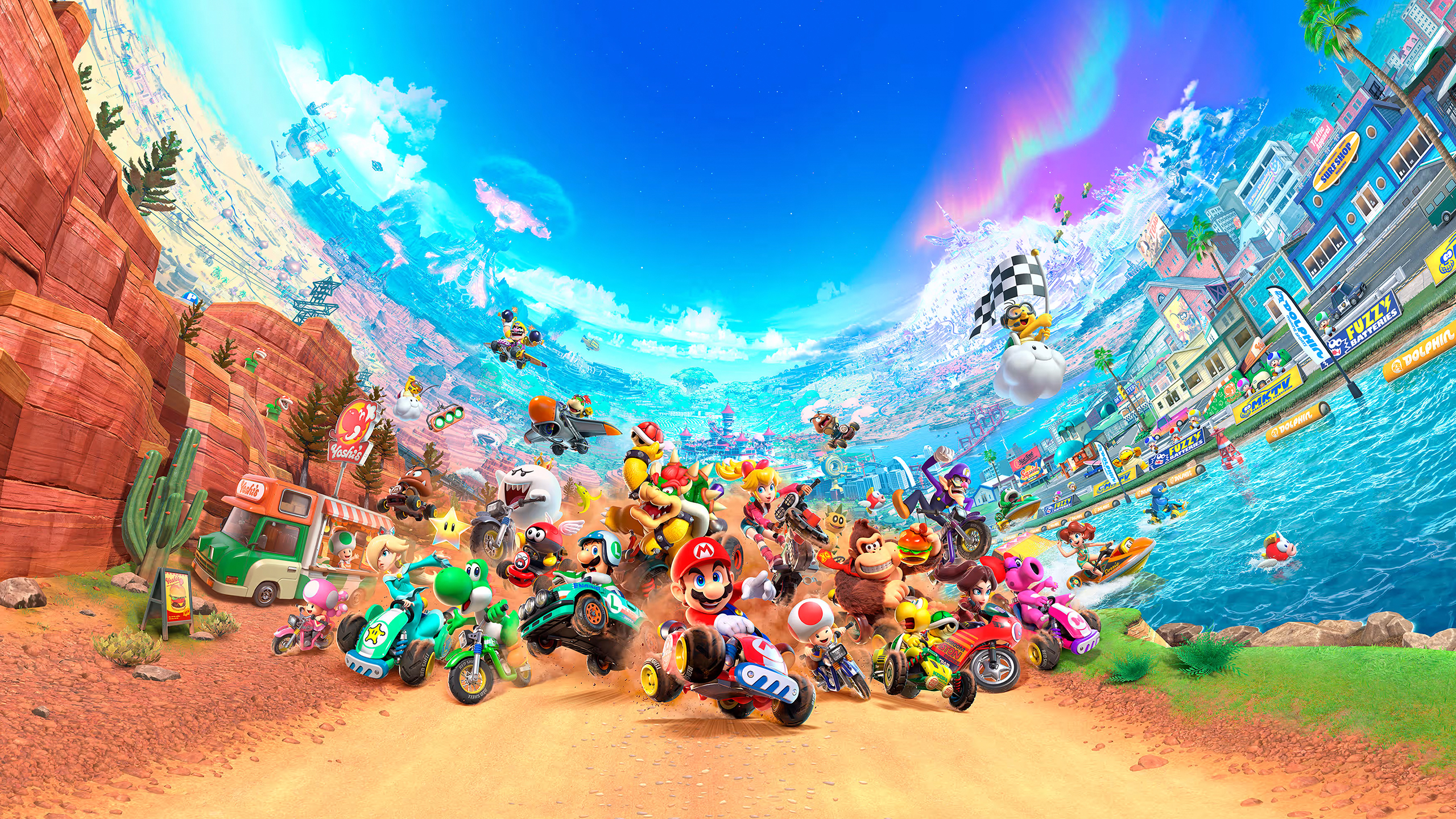Mario Kart World community gaming in Playverse