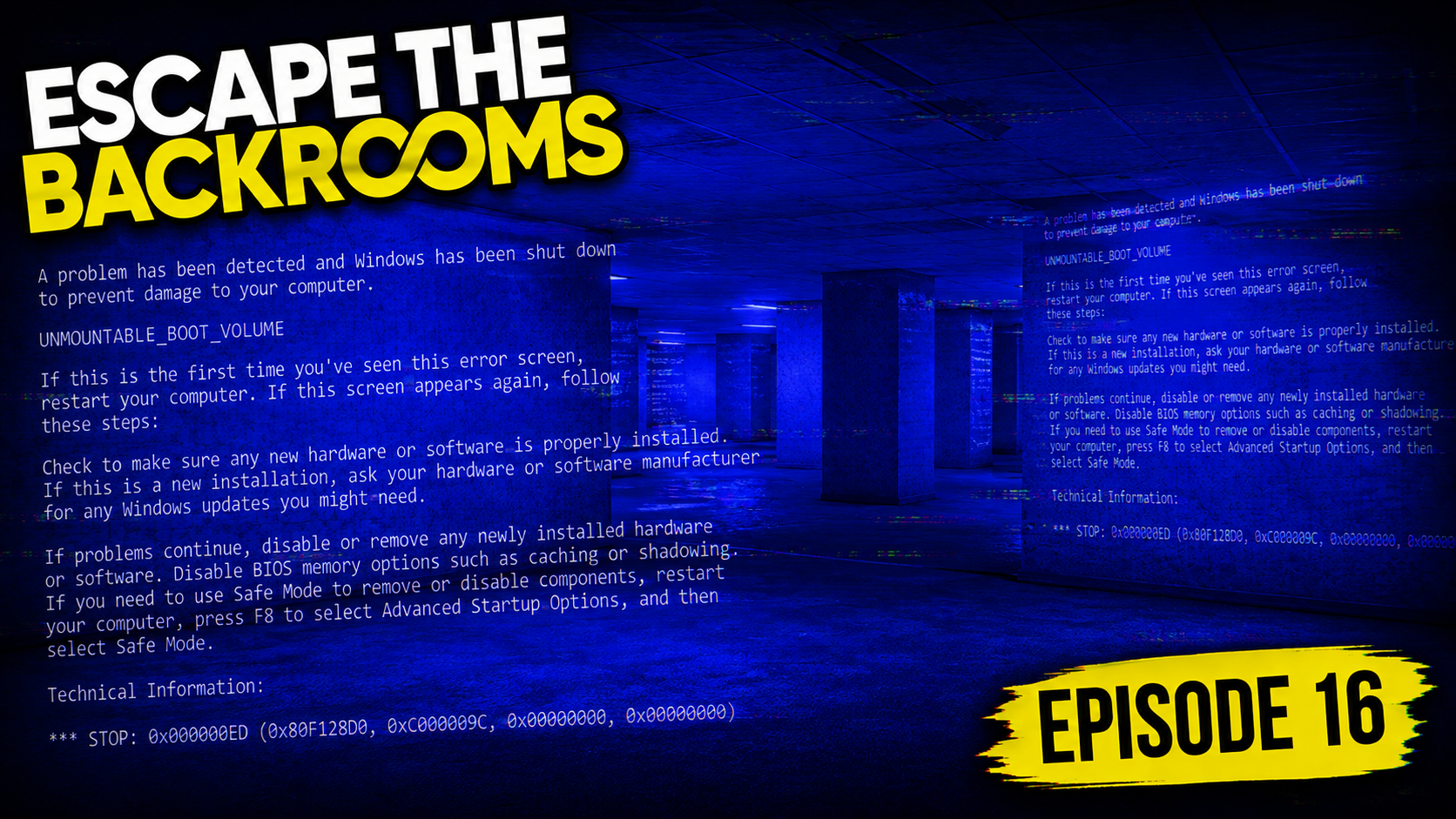 Escape The Backrooms ! Multiplayer ! Short Video ! Episode 16